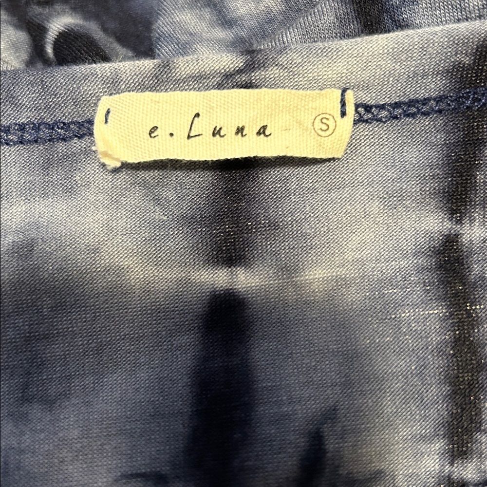 E LUNA TYE DYE HI-LO TSHIRT S - Picture 10 of 11